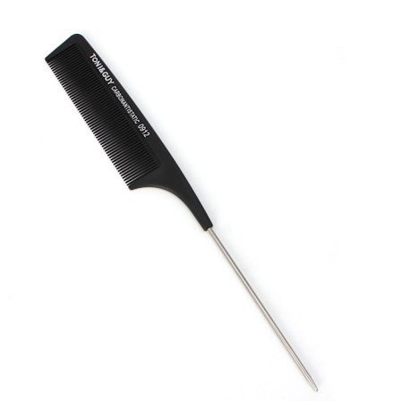 Pro Fin-tagget Metall Nål Frisør Hårstyling Rottehale Kam Børste