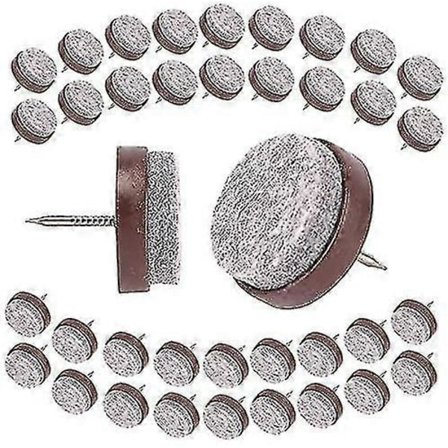 Filt Glidende Spidser Nælg Diameter 24 Mm 80 Styk Filt Glidende Runde Stol Stoleben_fs