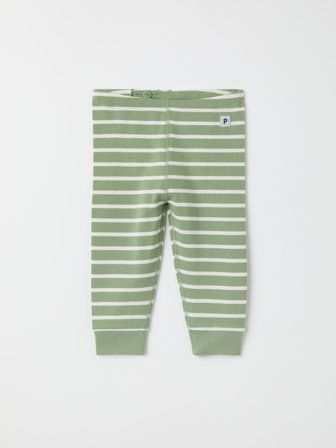 Polarn O. Pyret - Striped trousers for baby - 50 - Childrenswear - green