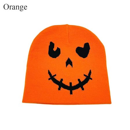 Beanie Hue Strikket Hue ORANGE