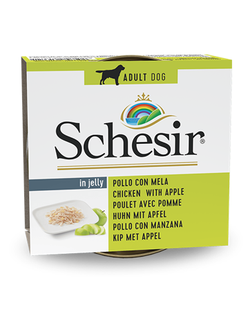 Schesir Pollo Con Mela Cibo Umido Cani Adulti Lattina 150 g