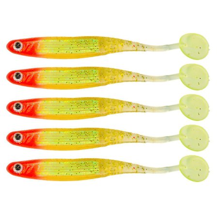 Fladen Glimmer Shimmer 10cm 5p Red Yellow