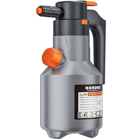 Elektrisk Biltvätt Skumspruta 2L Elektrisk Skumspruta (Grå) Högtrycks PA Spruta Verktyg Komplett Set Booster
