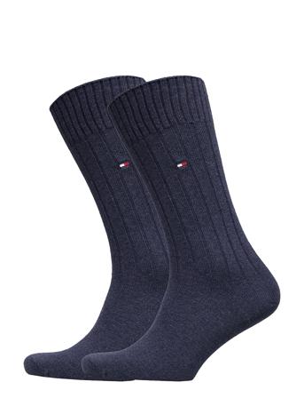 Th Men True America Sock 2P Underwear Socks Regular Socks Blå Tommy Hilfiger