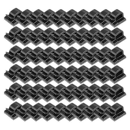 60 stk. udendørs lysklemmer opgraderede klæbende udendørs lysklemmer lysholder