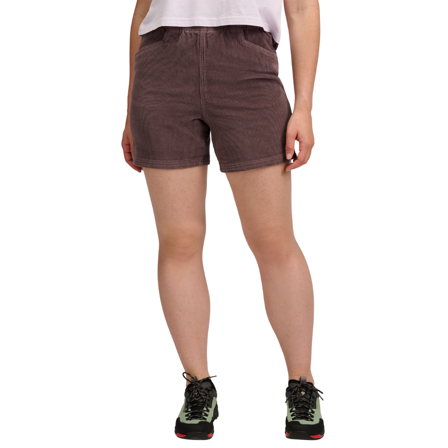 Black Diamond W's Dirtbag Corduroy Shorts Dark Mauve
