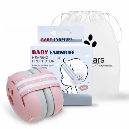Baby Øreklokke Mini-headset Justerbar Støysikker Ørebeskyttelse Barn' Utendørs Søvn og Fly Anti-støy Høreklokker