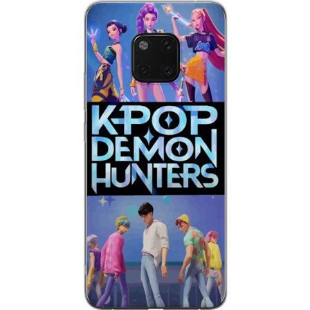 Kompatibelt Mobilskal till Huawei Huawei Mate 20 Pro K-pop Demon Hunters koreanska musikband idols affisch anime tecknad film fantasy stil spel fanart