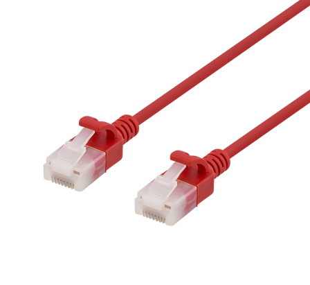 Deltaco nettverkskabel - 1 m - rød