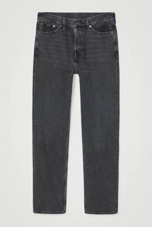 COS Men's Signature Straight-Leg Jeans in Black