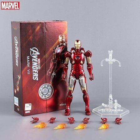 ZD toys Iron Man Action Figur Iron Patriot MK1-7 MK17 MK33 MK85 MK30 War Machine Legends Avengers Tony Stark Samle legetøj Gave-Perfekt