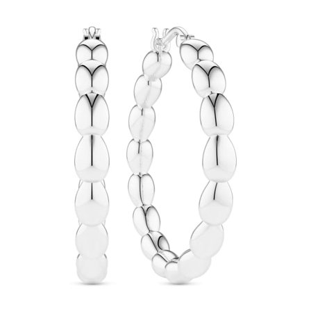 Sif Jakobs Jewellery Örhänge Goccia Cerchi Pianura Örhängen Dam Silver LARGE