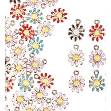 Marguerit Blomster Charms 30 stk. 6 Farver Blomster Charms Vedhæng Plante Blomst Emalje Dingle Charms Perler til Halskæde Armbånd Øreringe DIY 