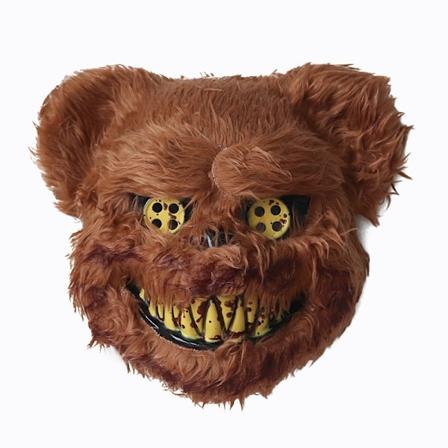 Bjørn, Halloween-maske skrekk bamsemaske cosplay kle deg opp rekvisitter - Perfekt