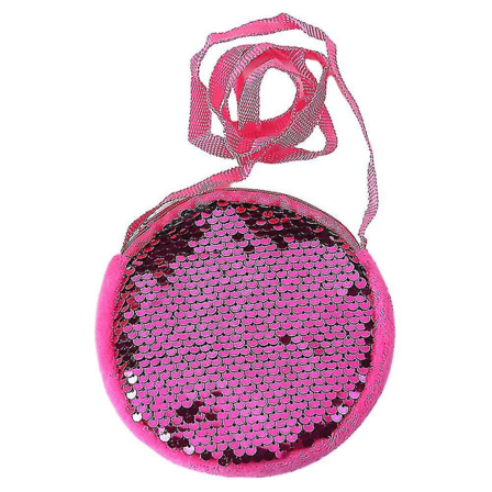 Pige Crossbody Taske Mode Prinsesse Pige Baby Sød Plys Sequin En-skulder Rygsæk