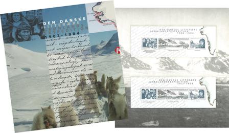 Grønland/Danmark 2003 - Grønland ekspeditionen i 1902-1904 - Souvenirmappe - Souvenirmapper