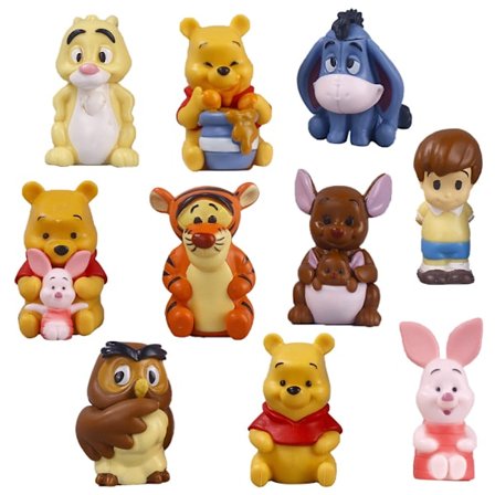 10 stk. Disney Winnie the Pooh Eeyore Anime figurer legetøj