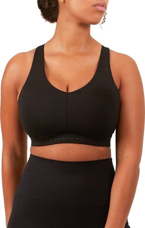 Stay in Place Impact Sports Bra Women undergarment Black M