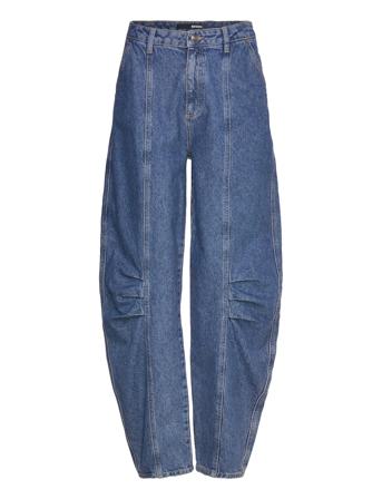 Twill Cargo Pants Designers Jeans Wide Blue ROTATE Birger Christensen
