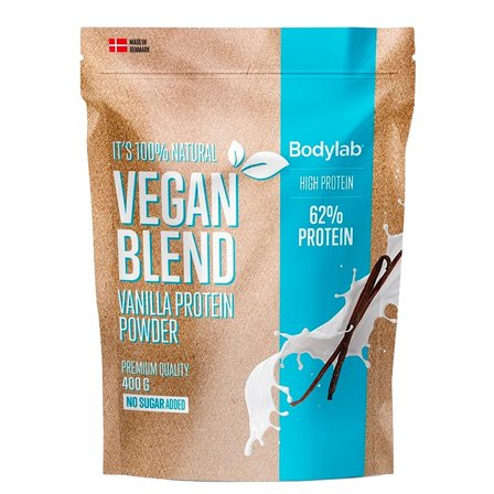 Bodylab Vegan Protein Blend Vanilla 400 g, Sport & Velvære, Protein & Energi, Proteinpulver
