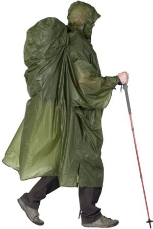 Exped Pack Poncho UL S Moss - Överdragskläder