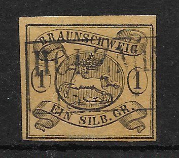 Braunschweig 1853 - AFA 6a - Stemplet