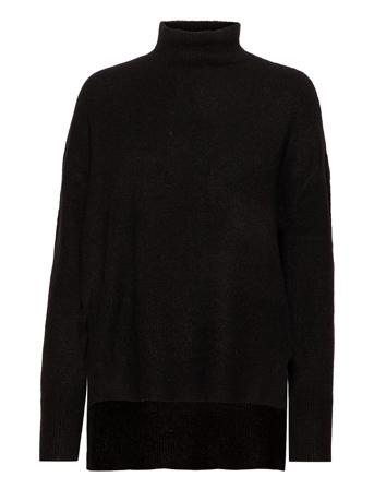 Vmwind Ls Highneck Neck Blouse Bf Black Vero Moda