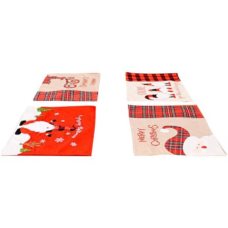 Juleborddekorasjoner Plassmatte God Jul Hjemmedekorasjoner Ny Un Navidad Xmas Natale Kerst Noel