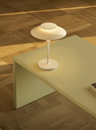 PH 80 oppladbar bordlampe H31 - hvit/hvit