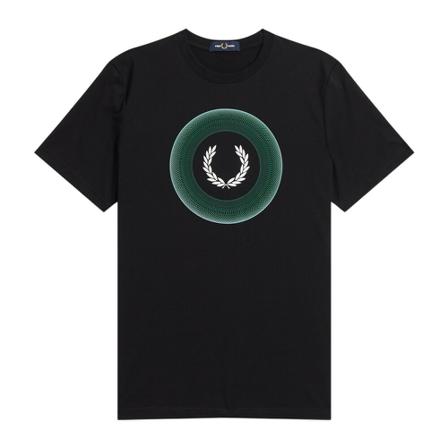 Fred Perry, T-Shirts Czarny, Mężczyzna, Rozmiar: M