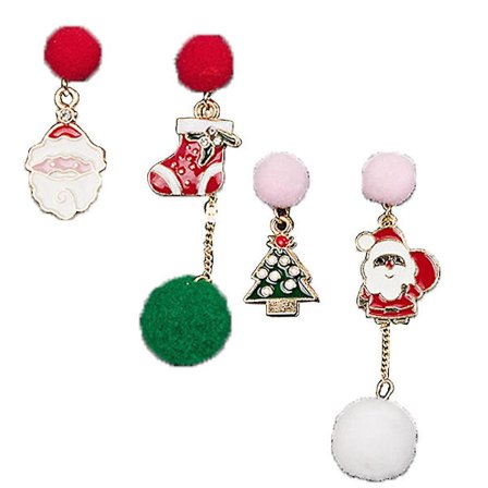 Julörhängen Kompatibla Med Kvinnor Söta Roliga Julörhängen Kompatibla Med Flickor Kompatibla Med Chris