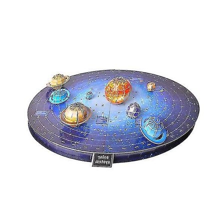 Aurinkokunta 3D Kolmiulotteinen Palapeli Lelu Avaruus 8 Planeetan Mallit