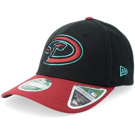 New Era - MLB Svart flexfit Keps - Arizona Diamondbacks MLB Player Replica M-crown 39THIRTY Black/Red Flexfit @ Hatstore