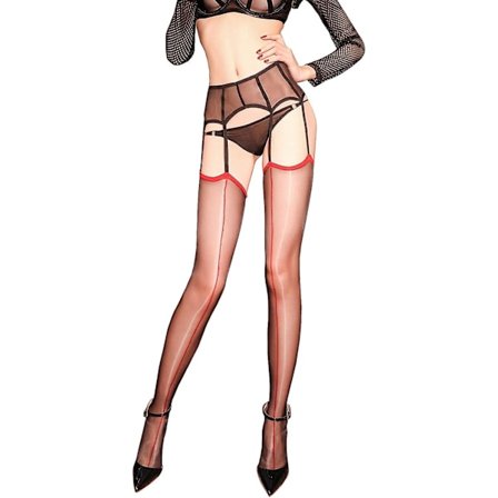 Naisten Sukkahousut Sukkaliiveille Öljyiset Läpikuultavat Sukkahousut Kiiltävät Korkeavyötäröiset Sukkanauhat