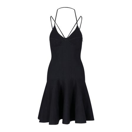 Alexander McQueen Short Kjole Sort, Dame