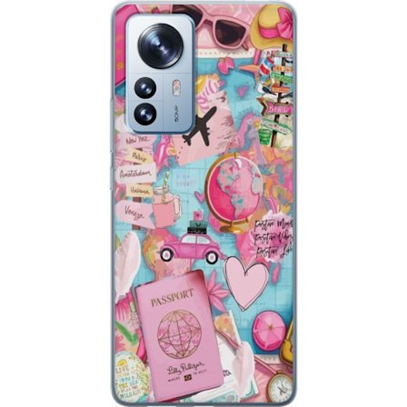 Kompatibelt Mobilskal till Xiaomi Xiaomi 12 Pro Travel Map