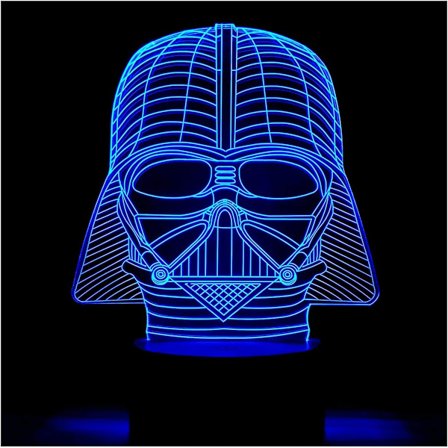 3D Illuusioalusta Yövalot Kosketuskytkin 7 Väriä Vaihtuva USB-Virta LED-Työpöytälamppu Koti Sisustukseen tai Juhla-lahjoihin