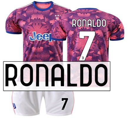 22 Juventus tröja away NO. 7 Ronaldo tröja