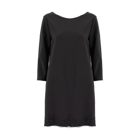 Ermanno Scervino Kjole D41Eq023Es3_Mf099 Sort, Dame