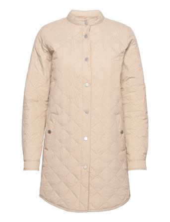 Vitrish Quilted Jacket/Su Vattert Jakke Beige Vila