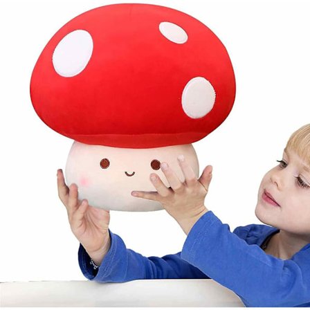 Sopp Fylt Dyr Plysj, Søt Stor Sopp Myk Plysj, Hjemmedekorasjon Gave Dyr Plysj Dukke