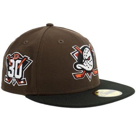 New Era - NHL Brun fitted Keps - Hatstore Exclusive x Anaheim Ducks 59FIFTY 30 Anniversary Brown/Black Fitted @ Hatstore