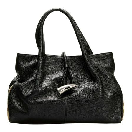 Burberry Vintage Handbags svart, Dam Vintage Väskor, Dam, Storlek: ONE SIZE