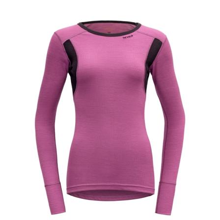 Devold Hiking Woman Shirt Women base layer tops Pink XS