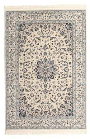 Médaillon Naïn Emilia Tapis - Blanc Crème/Bleu 160X230