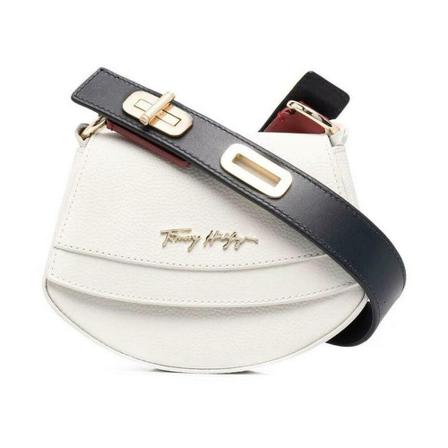 Tommy Hilfiger, luxe crossover corp Blauw, Dames, Maat:ONE Size,leer