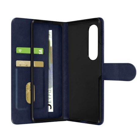 Samsung Galaxy Z Fold 4 Plånbok Magnetic Tab Cover midnattsblå