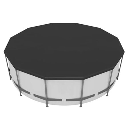 Rund PVC-poolpresenning - Vandtæt og støvtæt - Diameter 244 cm