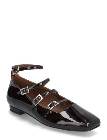 ALOHAS Luke Leather Ballet Flats - Black - 37