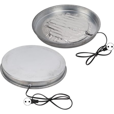 Siipikarjan juomakuppi lämmitettävällä pohjalla Siipikarjan vedenlämmitin Kana Koira Kissa EU-pistoke 220V--.pa